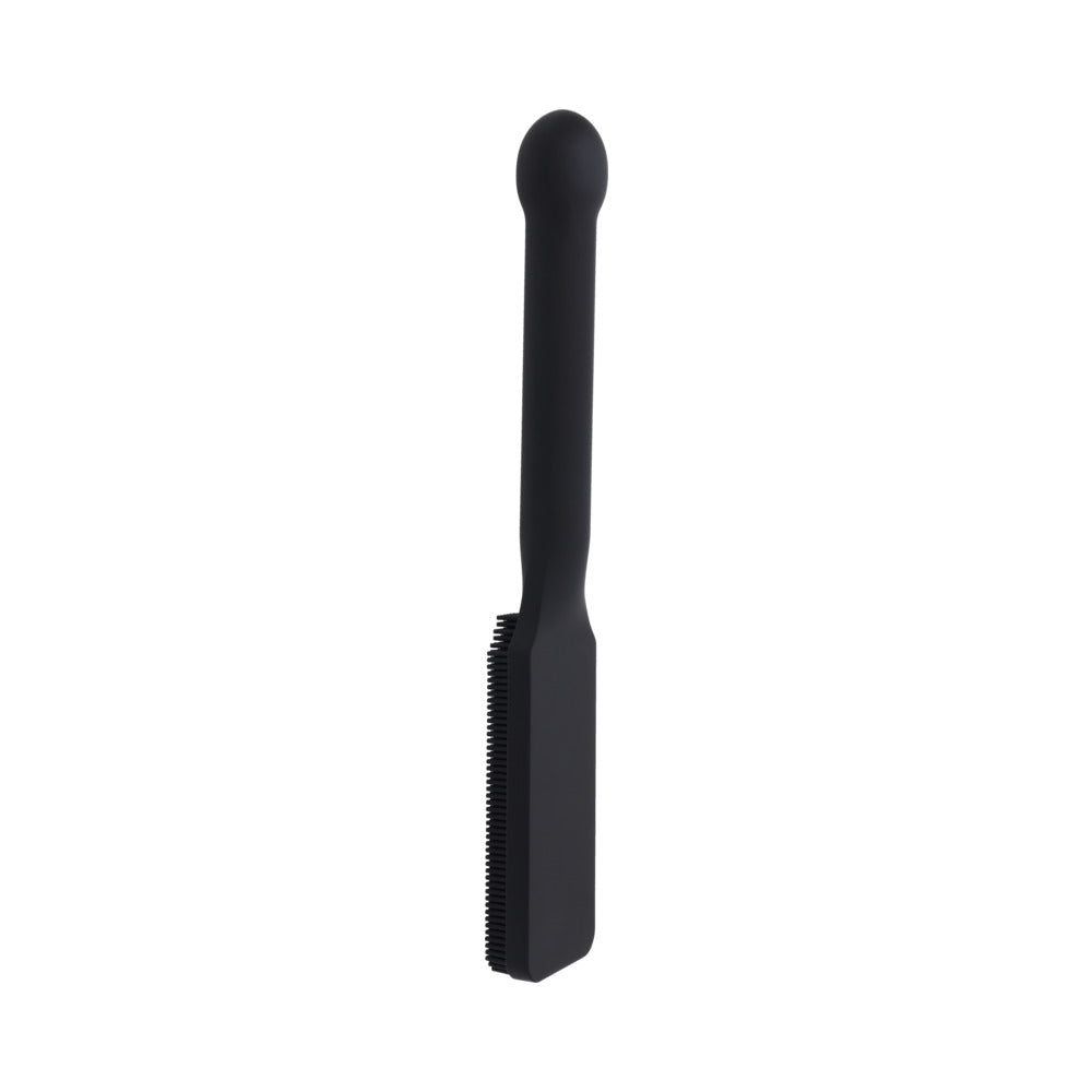 Sportsheets Edge Pins & Needles Silicone Paddle – Black – Body-Safe Silicone