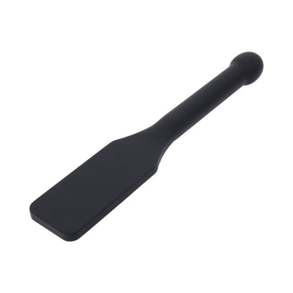 Sportsheets Edge CUNT Silicone Paddle - Black - Flexible Design with Metal Reinforced Handle