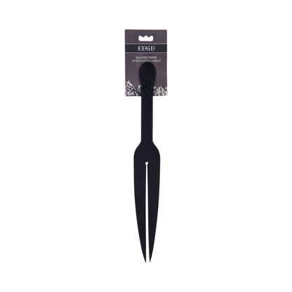 Sportsheets Edge Silicone Tawse - Black - Flexible Dual Tail Design