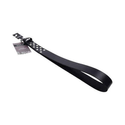 Sportsheets Edge Leather Belt Spanker – Black Leather Impact Tool