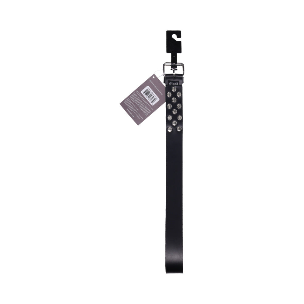 Sportsheets Edge Leather Belt Spanker – Black Leather Impact Tool