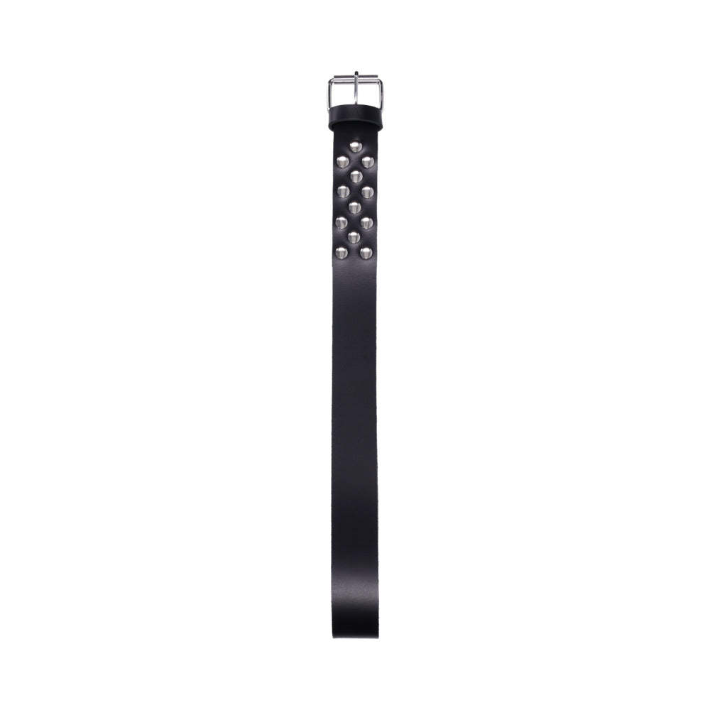 Sportsheets Edge Leather Belt Spanker – Black Leather Impact Tool
