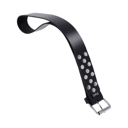 Sportsheets Edge Leather Belt Spanker – Black Leather Impact Tool
