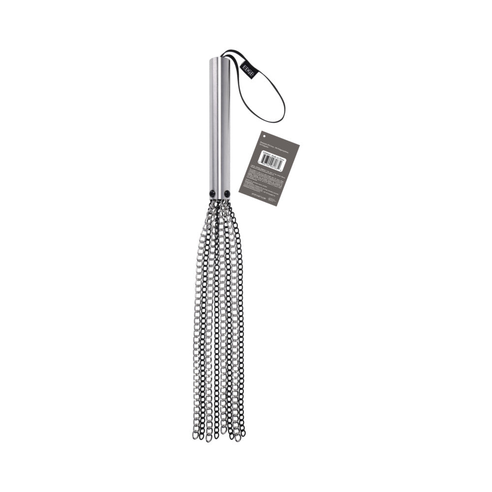 Sportsheets Edge Chain Flogger - Silver/Steel/Chrome - Heavy Impact Flogger