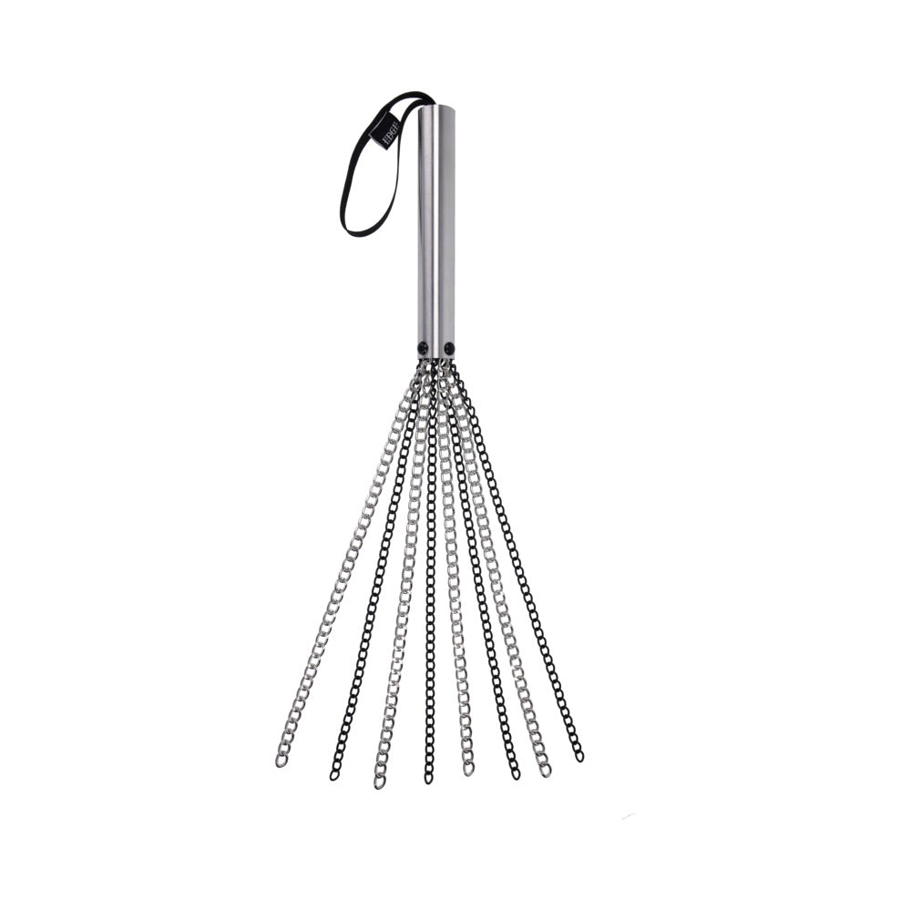 Sportsheets Edge Chain Flogger - Silver/Steel/Chrome - Heavy Impact Flogger