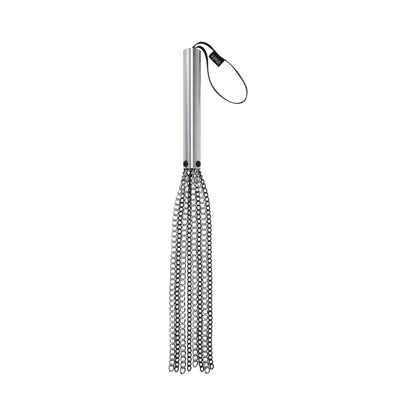 Sportsheets Edge Chain Flogger - Silver/Steel/Chrome - Heavy Impact Flogger