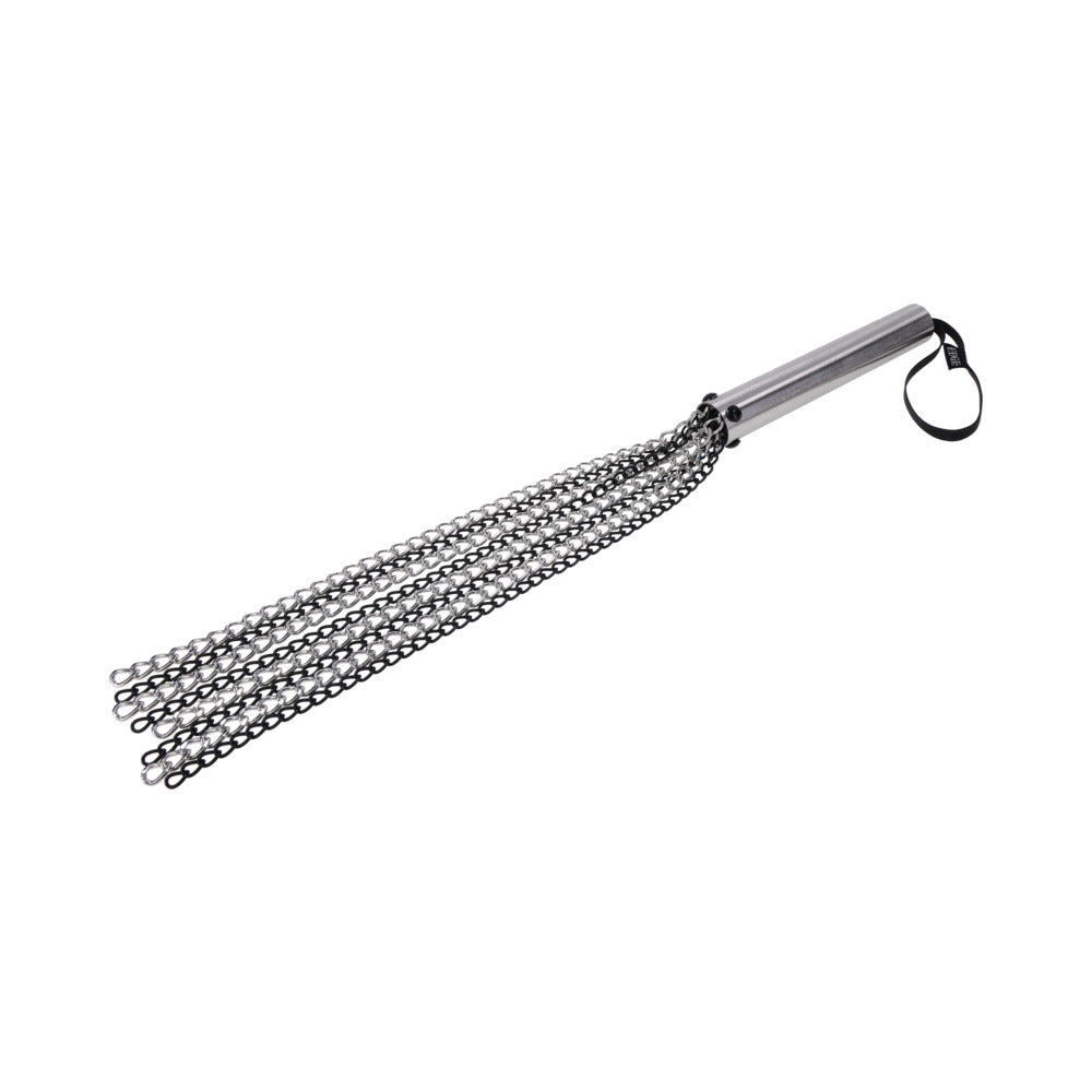 Sportsheets Edge Chain Flogger - Silver/Steel/Chrome - Heavy Impact Flogger