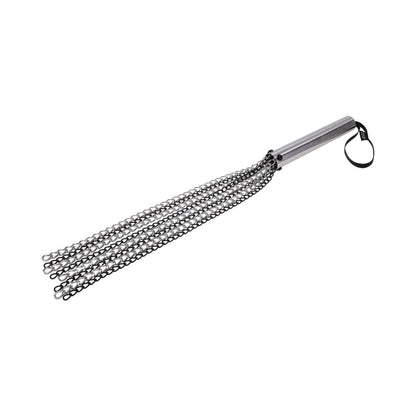 Sportsheets Edge Chain Flogger - Silver/Steel/Chrome - Heavy Impact Flogger