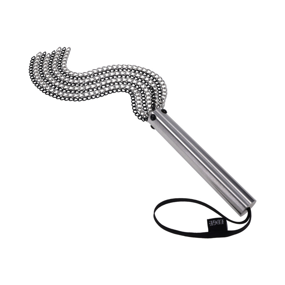 Sportsheets Edge Chain Flogger - Silver/Steel/Chrome - Heavy Impact Flogger