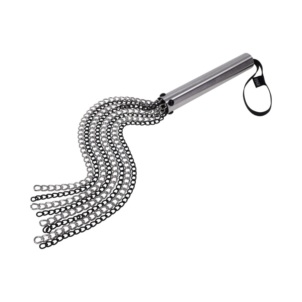 Sportsheets Edge Chain Flogger - Silver/Steel/Chrome - Heavy Impact Flogger