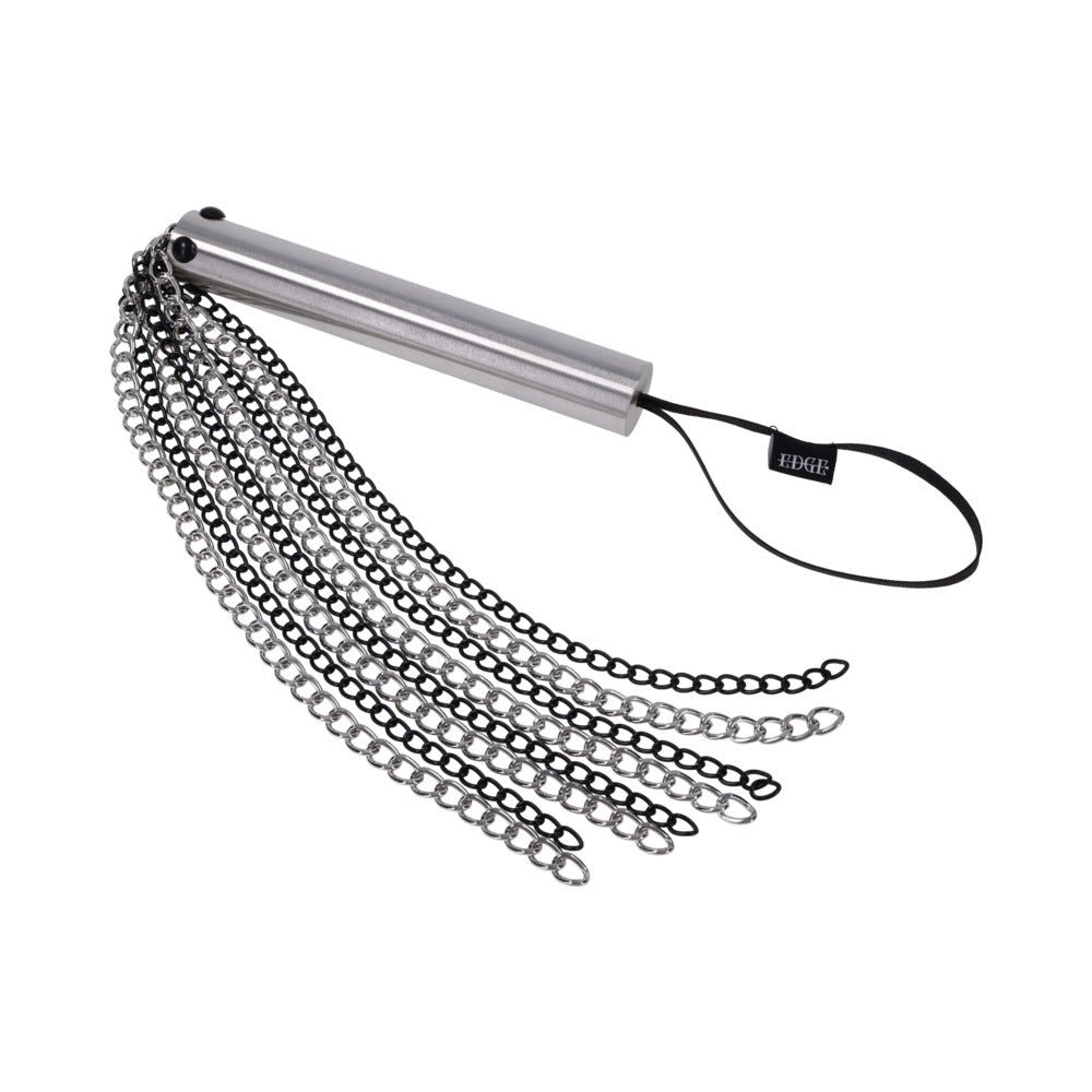 Sportsheets Edge Chain Flogger - Silver/Steel/Chrome - Heavy Impact Flogger