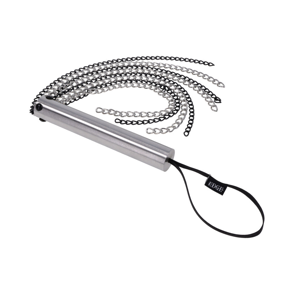 Sportsheets Edge Chain Flogger - Silver/Steel/Chrome - Heavy Impact Flogger