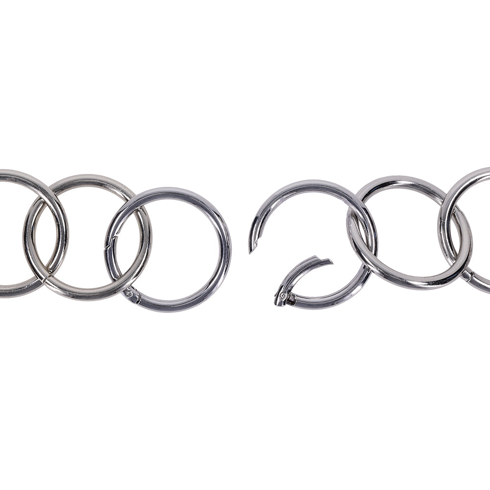 Sportsheets Edge Tuggable Clover Clamps – Silver Nipple Clamps with Progressive Pressure