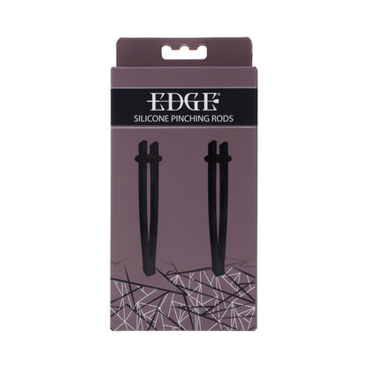 Sportsheets Edge Silicone Pinching Rods – Black – Adjustable Pressure