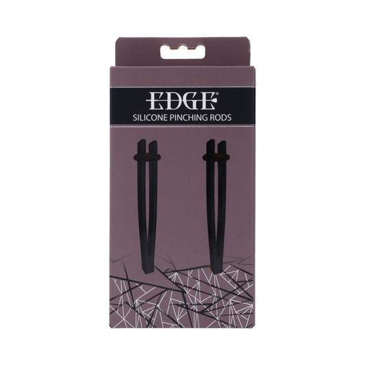 Sportsheets Edge Silicone Pinching Rods – Black – Adjustable Pressure