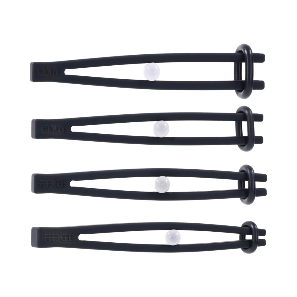 Sportsheets Edge Silicone Pinching Rods – Black – Adjustable Pressure