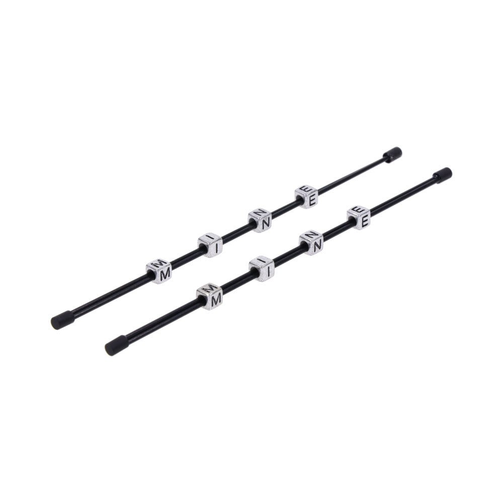 Sportsheets Edge MINE Pinching Rods – Adjustable Compression – Black