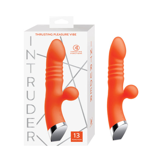 Nasstoys Intruder Thrusting Pleasure Vibe – Orange – Dual Motor Vibrator with Thrusting and Vibration Functions