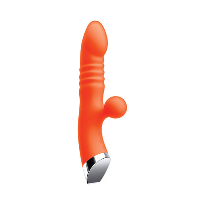 Nasstoys Intruder Thrusting Pleasure Vibe – Orange – Dual Motor Vibrator with Thrusting and Vibration Functions