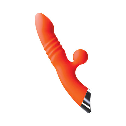 Nasstoys Intruder Thrusting Pleasure Vibe – Orange – Dual Motor Vibrator with Thrusting and Vibration Functions