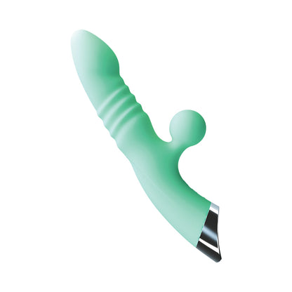 Nasstoys Intruder Thrusting Pleasure Vibe - Mint - Thrusting Vibrator with Dual Motors