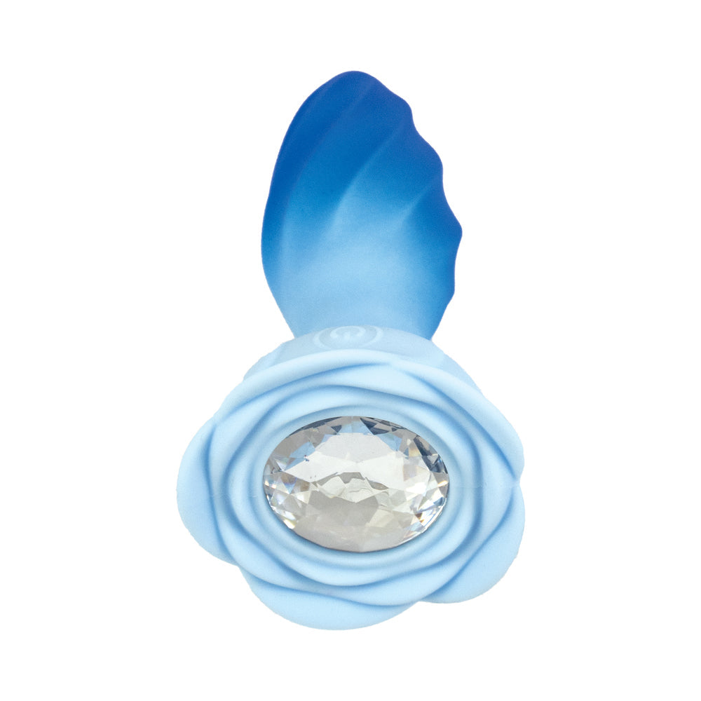 Nasstoys Goddess Remote Control Rotating Jewel Plug - Blue