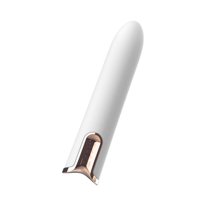 Nasstoys Gold Glam Bullet Vibe – Compact Vibrator with 10 Functions – White