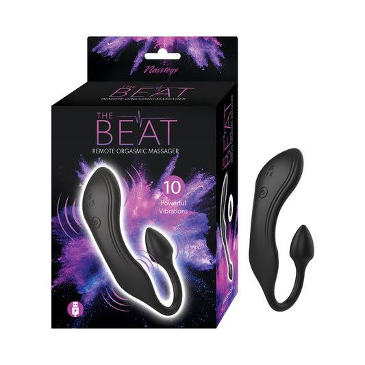 Nasstoys The Beat Remote Orgasmic Massager – Black – Flexible Design with 10 Functions