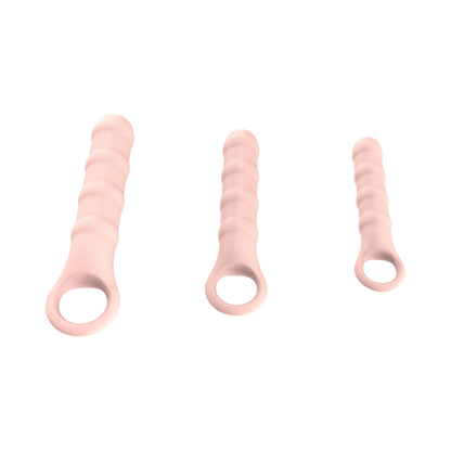 Nasstoys Ass-Sation Anal Wand Training Kit – Beige – 3-Piece Set for Comfortable Exploration