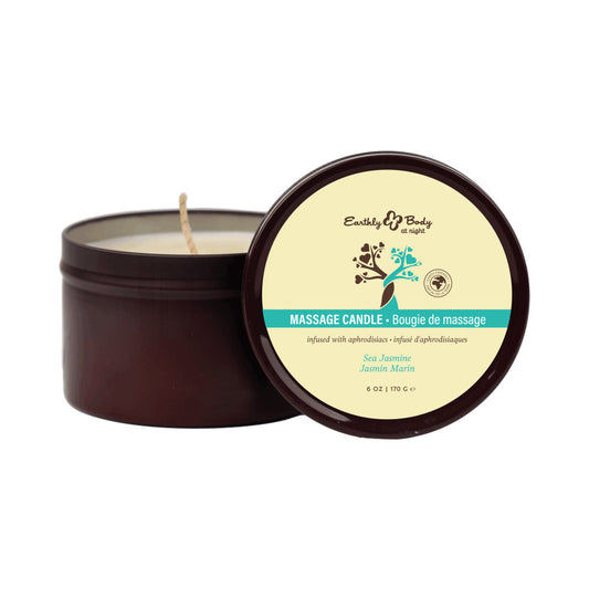 Earthly Body Night Aphrodisiac Collection Candle – Sea Jasmine, 6 oz