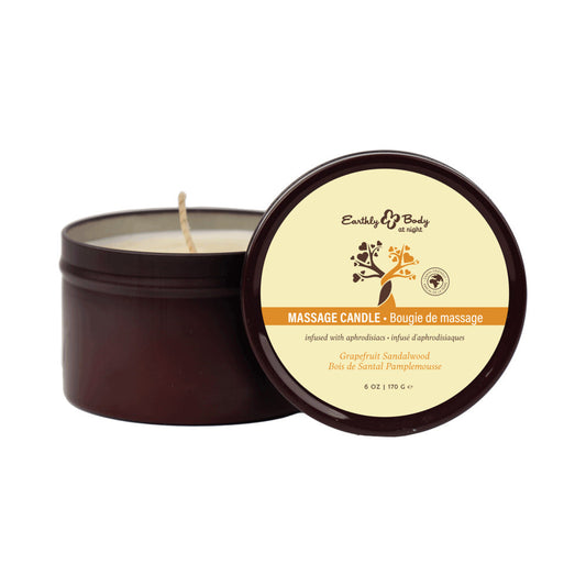 Earthly Body at Night Aphrodisiac Collection Candle - Grapefruit Sandalwood - 6 oz
