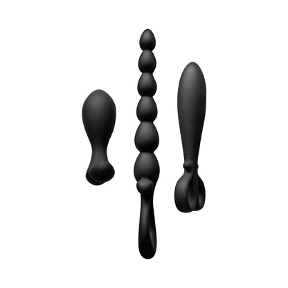 Nasstoys Trio Deluxe Anal Exploration Kit – Black – Three-Piece Set