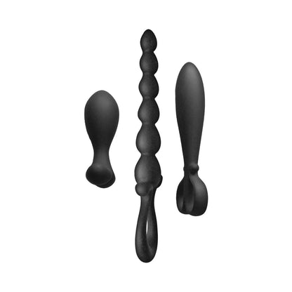 Nasstoys Trio Deluxe Anal Exploration Kit – Black – Three-Piece Set