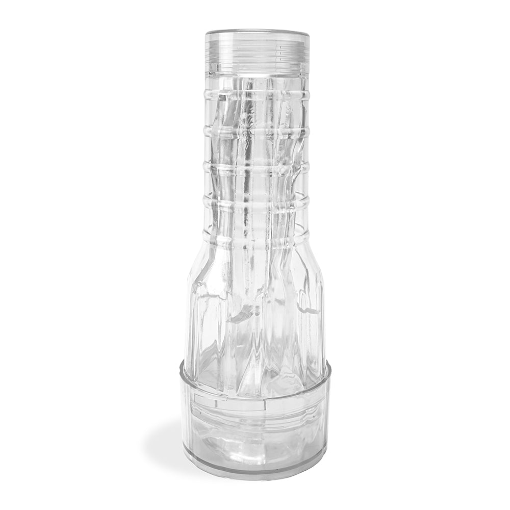 Savage Me Miss Ibiza Stroker – Clear Handheld Stroker with Tight Canal