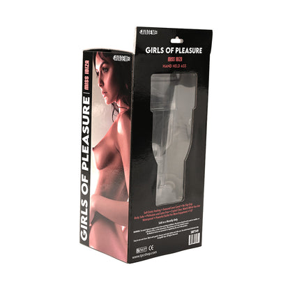 Savage Me Miss Ibiza Stroker – Clear Handheld Stroker with Tight Canal