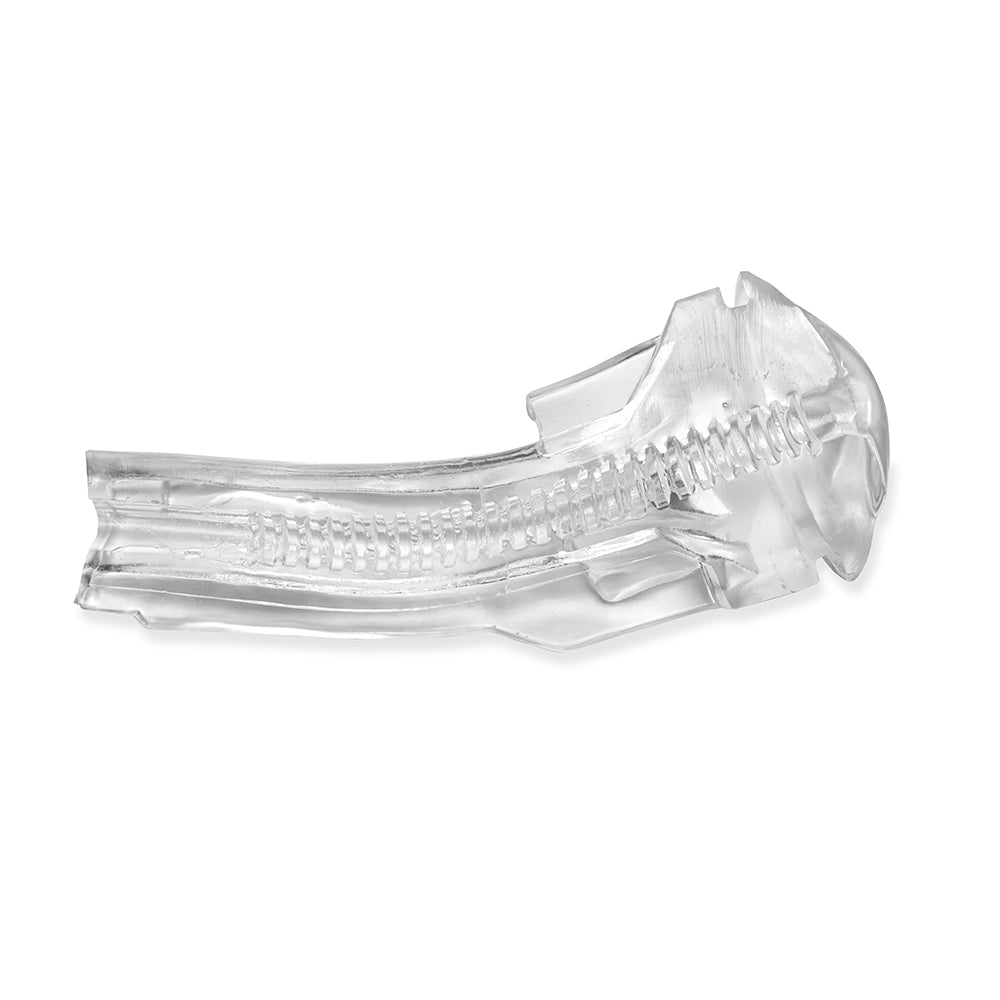 Savage Me Miss Ireland Stroker – Clear Handheld Pleasure Device