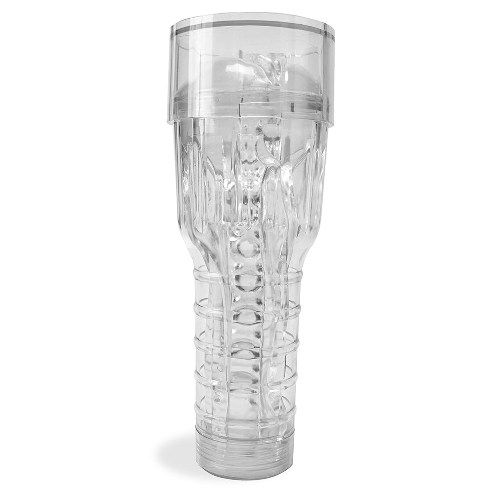 Savage Me Miss Texas Stroker – Handheld Stroker with Tight Canal – Clear