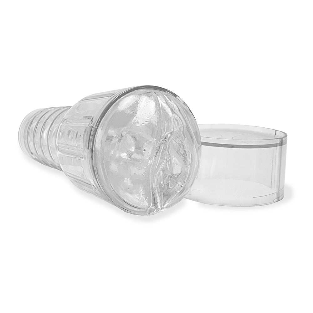 Savage Me Miss Texas Stroker – Handheld Stroker with Tight Canal – Clear