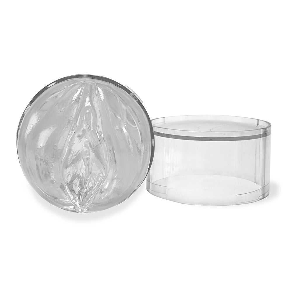 Savage Me Miss Texas Stroker – Handheld Stroker with Tight Canal – Clear