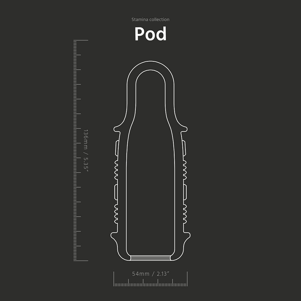 The Handy Stamina Collection Pod Sleeve - Clear