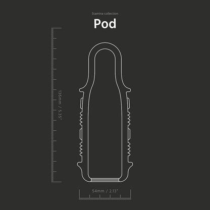 The Handy Stamina Collection Pod Sleeve - Clear