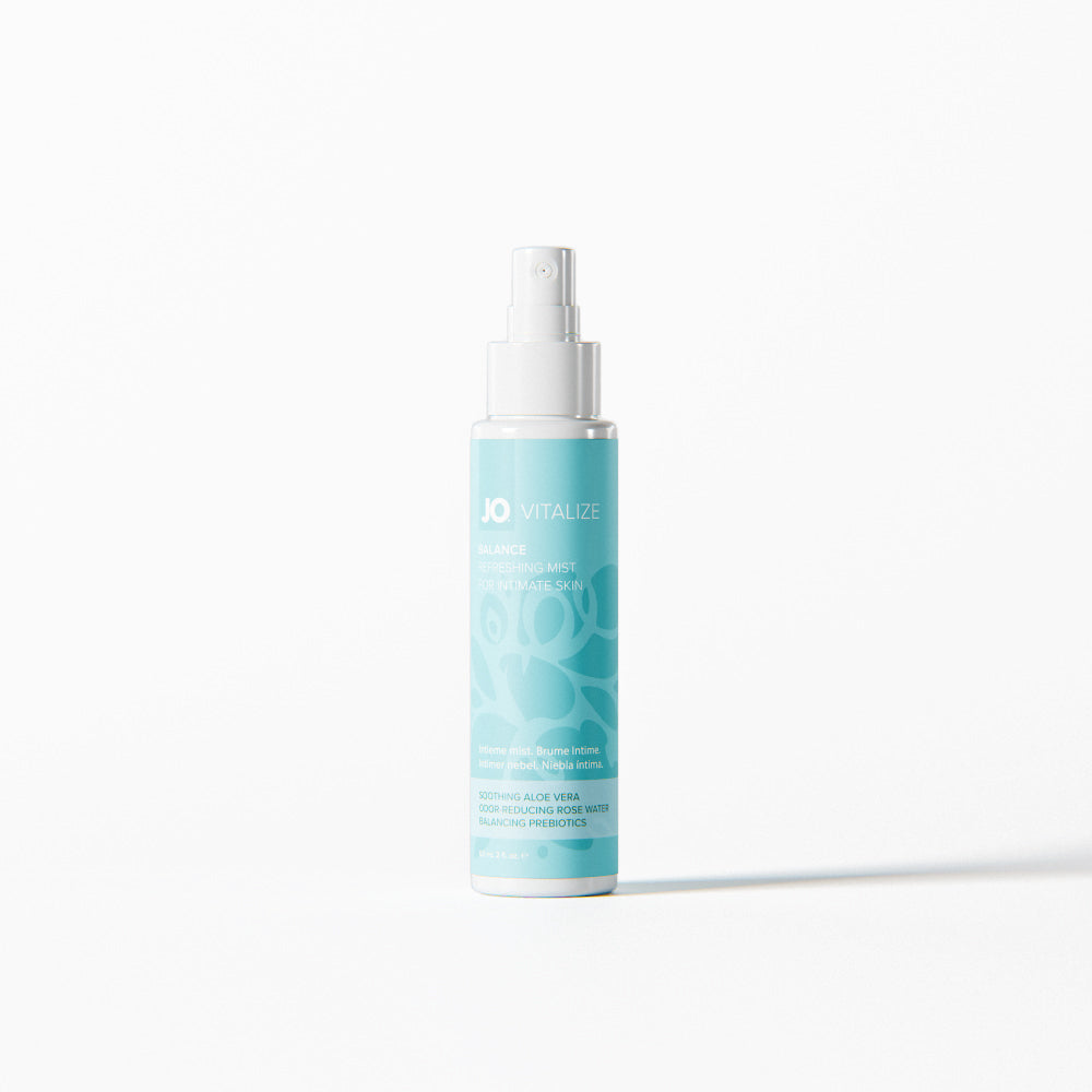 JO Vitalize Balance Refreshing Intimate Mist 2 oz – pH Balanced Rosewater Spray