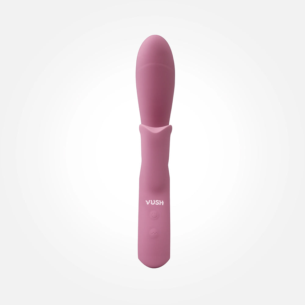VUSH Essentials Dual Rabbit Vibrator – Light Pink