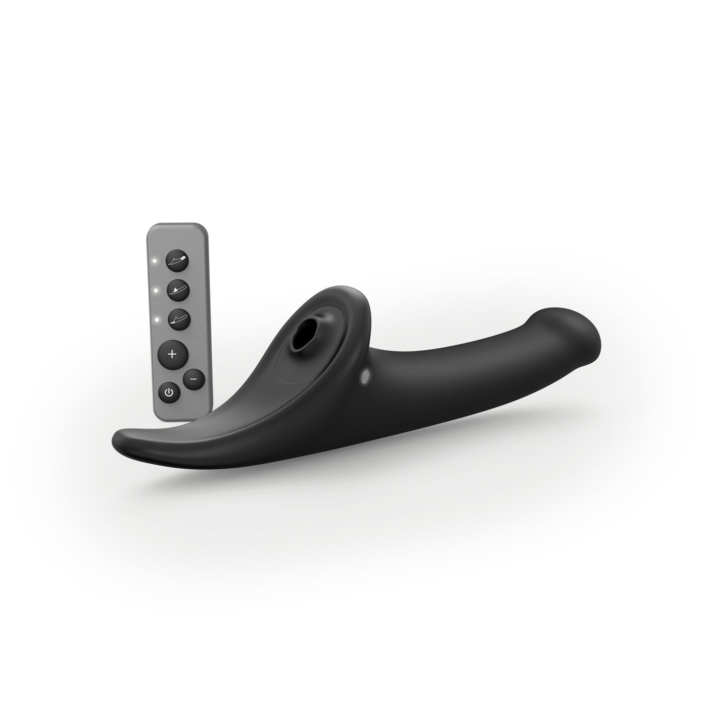 Lovely Planet Strap-On-Me Multi Orgasm Dildo Medium – Black