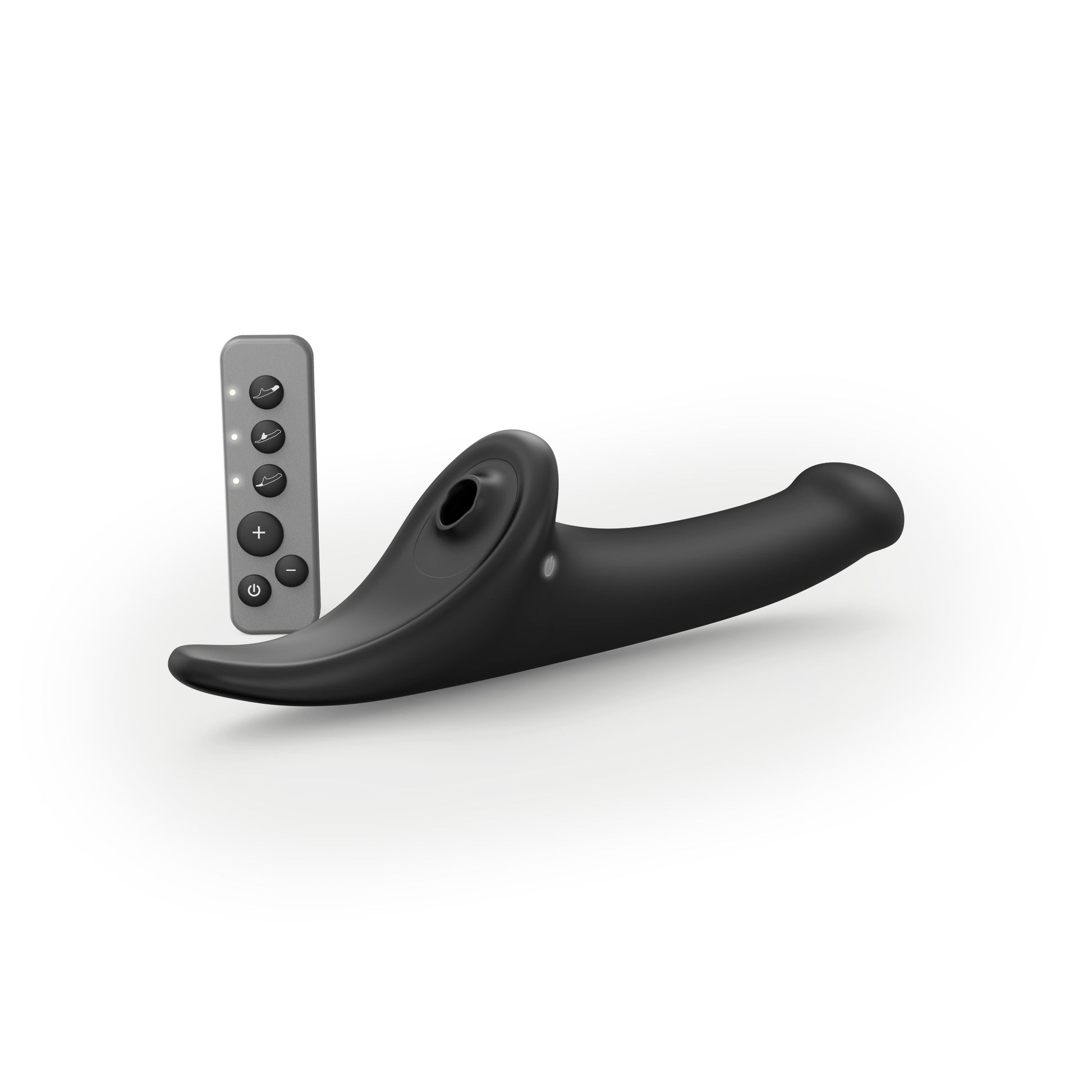 Lovely Planet Strap-On-Me Multi Orgasm Dildo Medium – Black