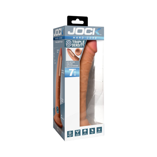 JOCK Hard-Core Triple Density Dildo 7 in. - Tan