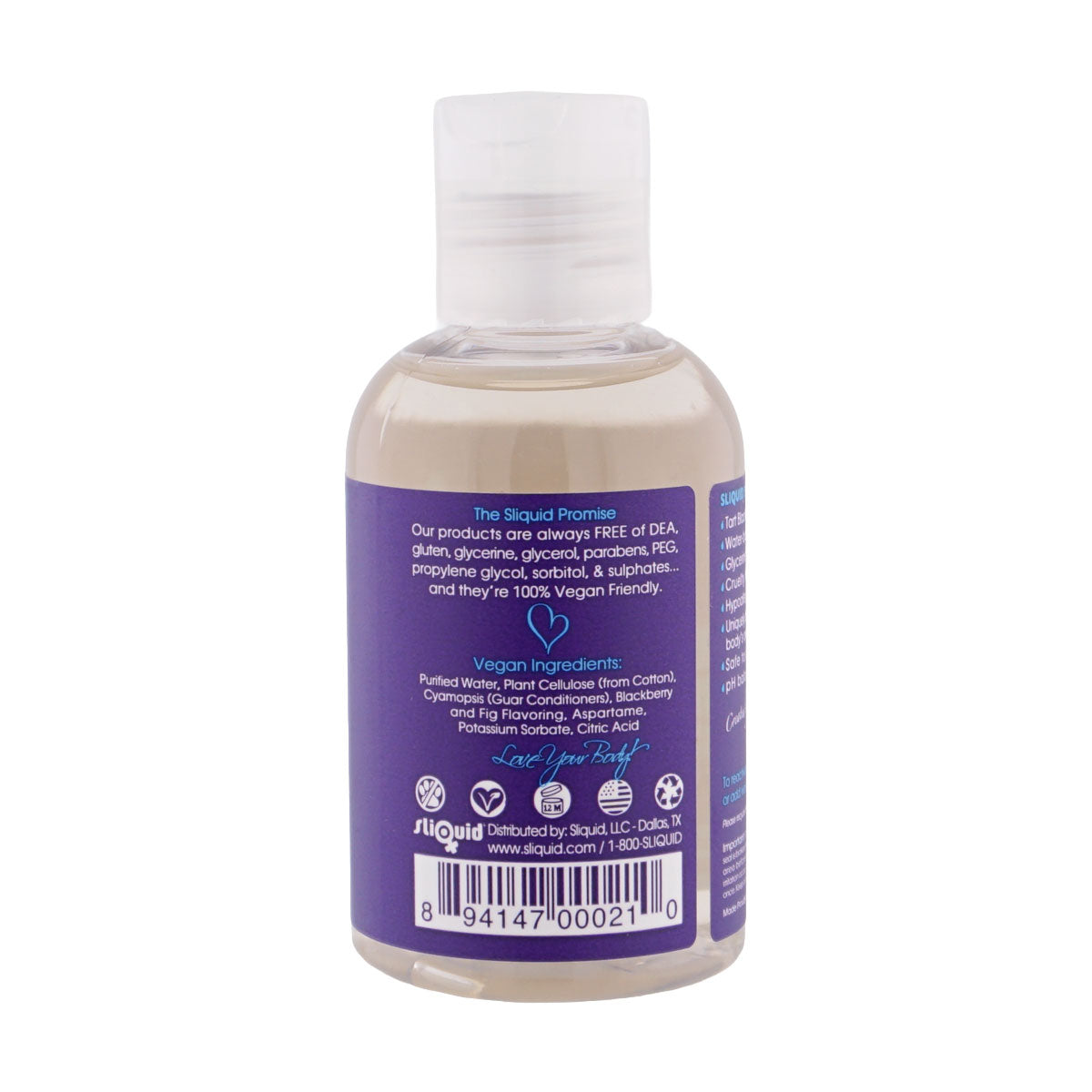 Sliquid Naturals Swirl Blackberry Fig Water-Based Lubricant - 4.2 Fl Oz
