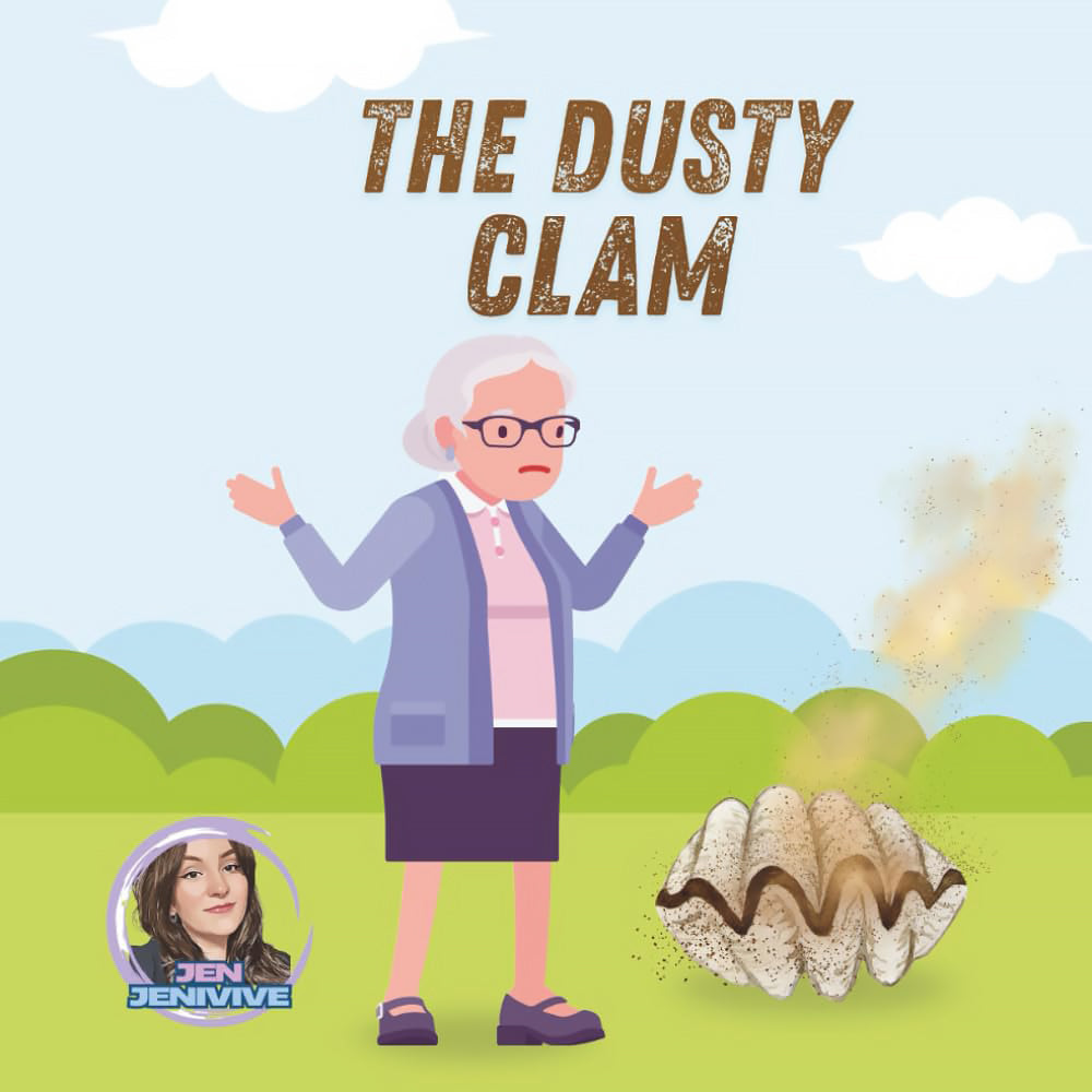 The Dusty Clam by Jen Jenivive - Paperback Book
