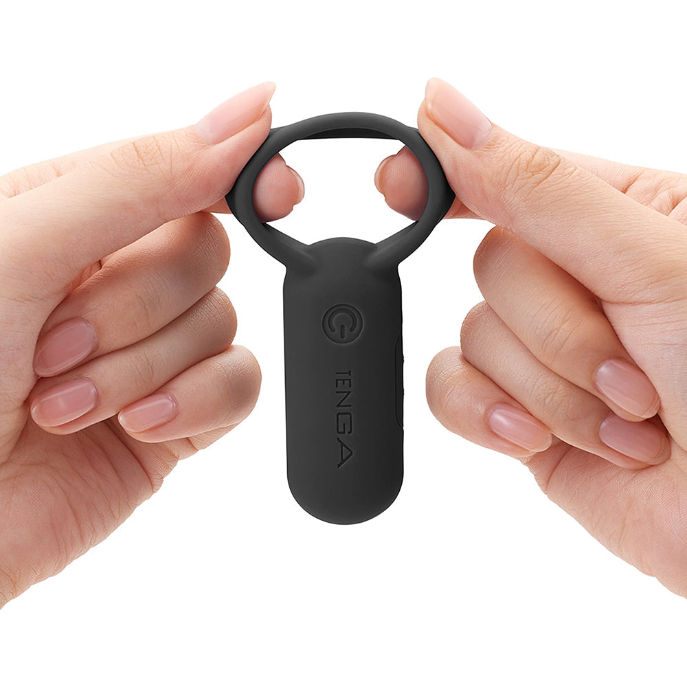 TENGA paiRING Black – Vibrating Ring for Intimate Use