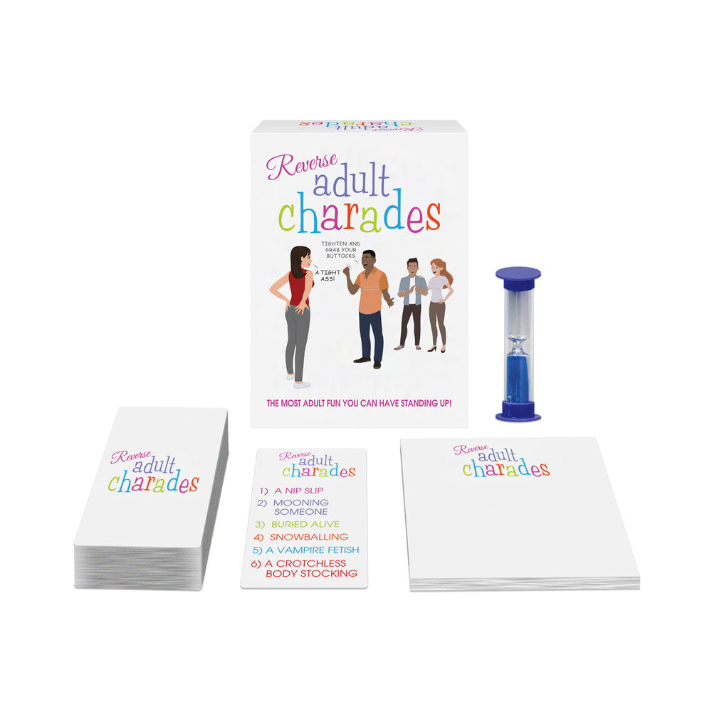 Kheper Games Reverse Adult Charades Game – White
